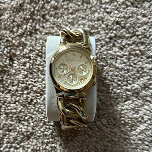 Michael Kors Gold Chain Link Watch